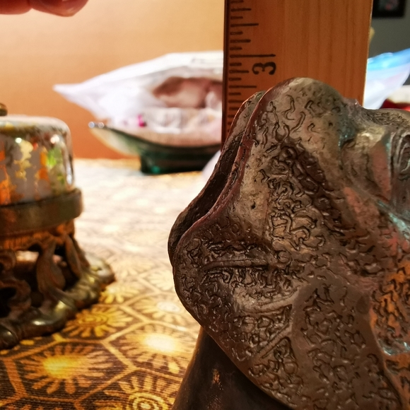 Vintage Pewter Elephant Wine Bottle Topper Shot Glass - Picture 14 of 14